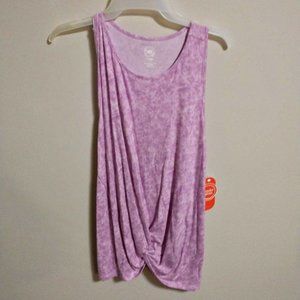 NEW girls twist tank top, purple, size XXL (18) K-182